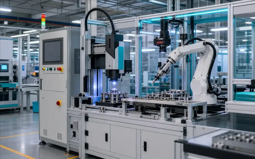 Automated production line in a smart factory