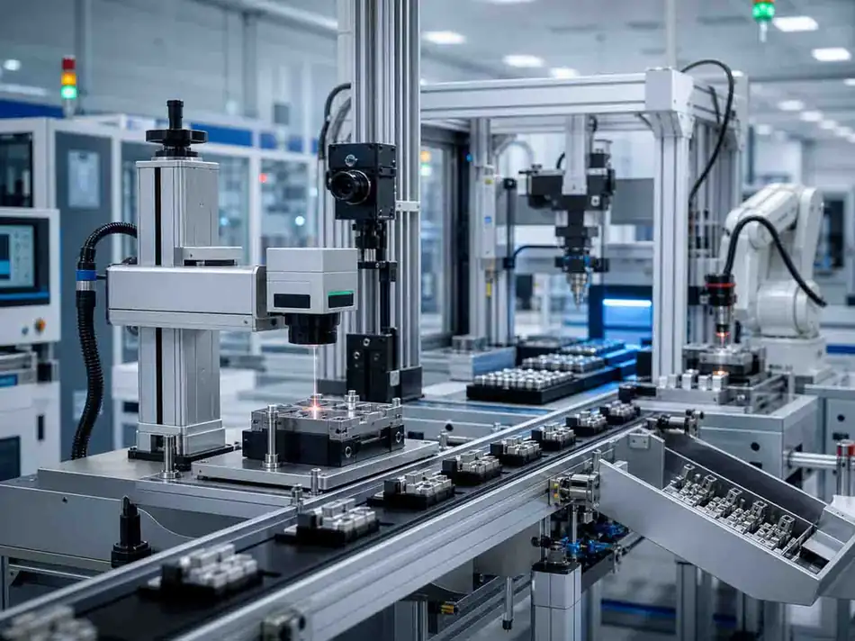 Flexible automated production line