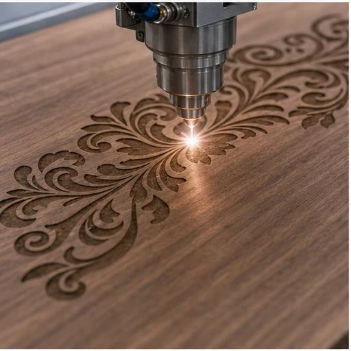 Decorative texture engraving