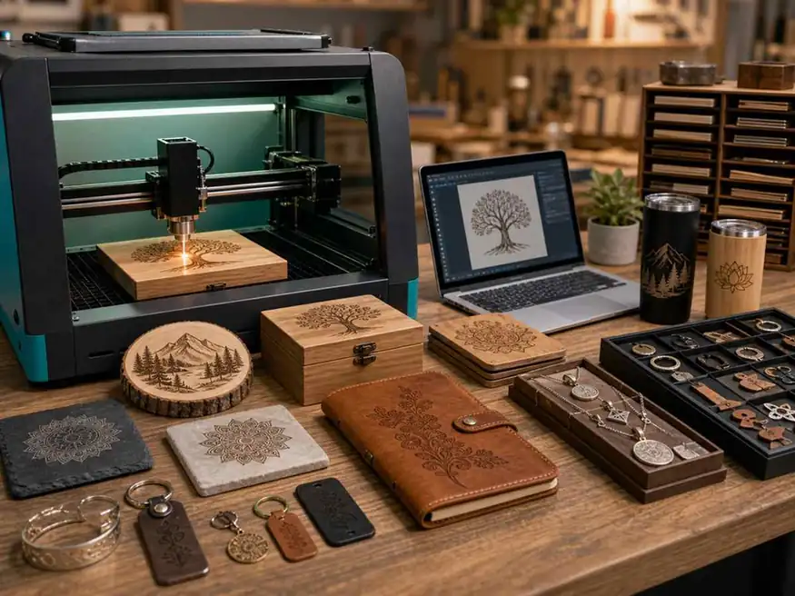 Art craft laser engraving