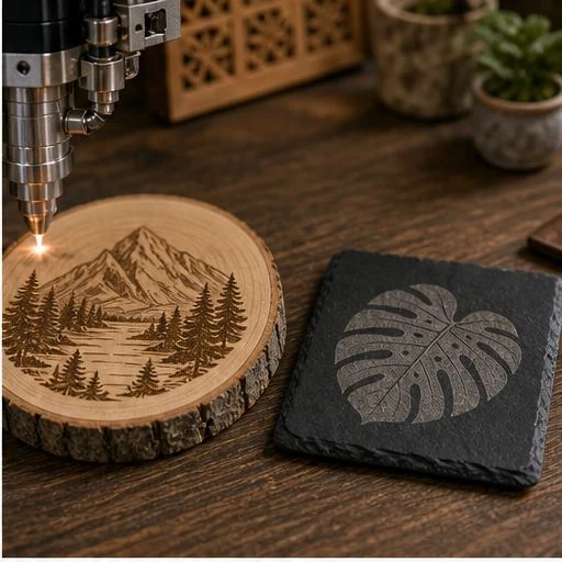 Wood and stone engraving