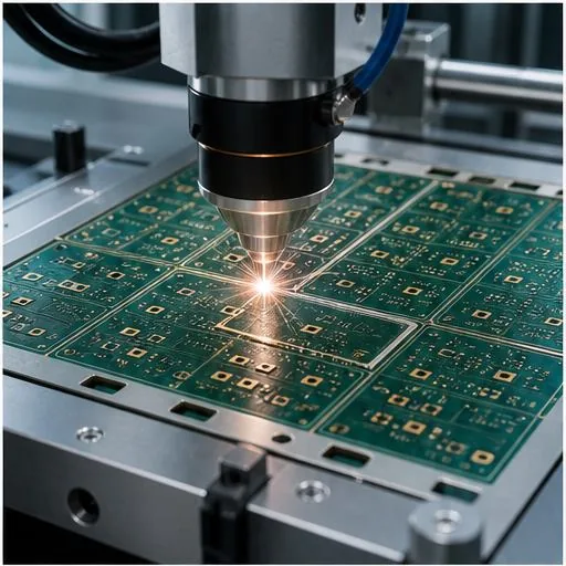 PCB cutting and coverlay opening