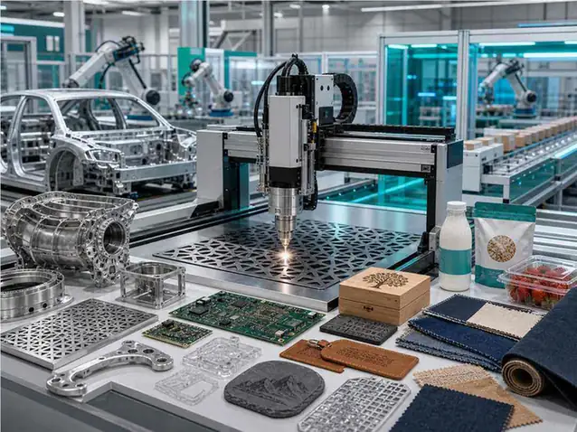 Industrial laser automation application scene