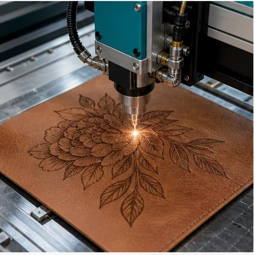 Leather marking and engraving