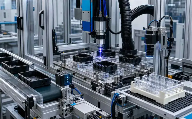Plastic laser production workflow