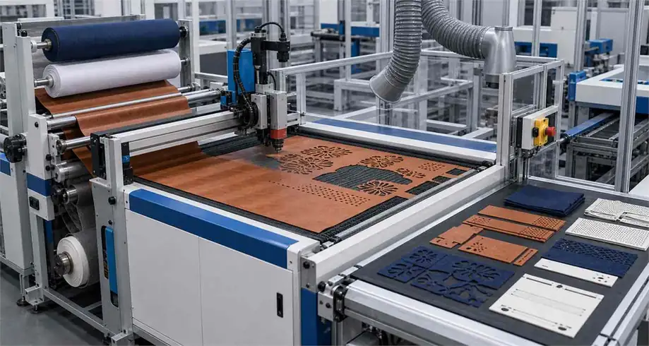 Textile laser production workflow